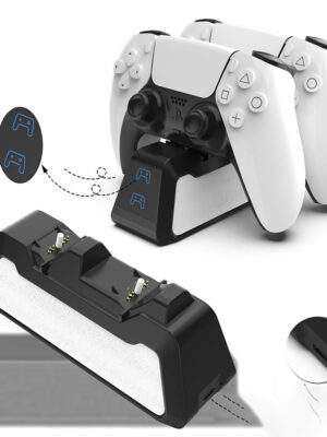 P5 Handle Fast Charge Ps5 Handle Charging Stand Dual Handle Fast Charge Type-C Interface High Speed Fast Charge